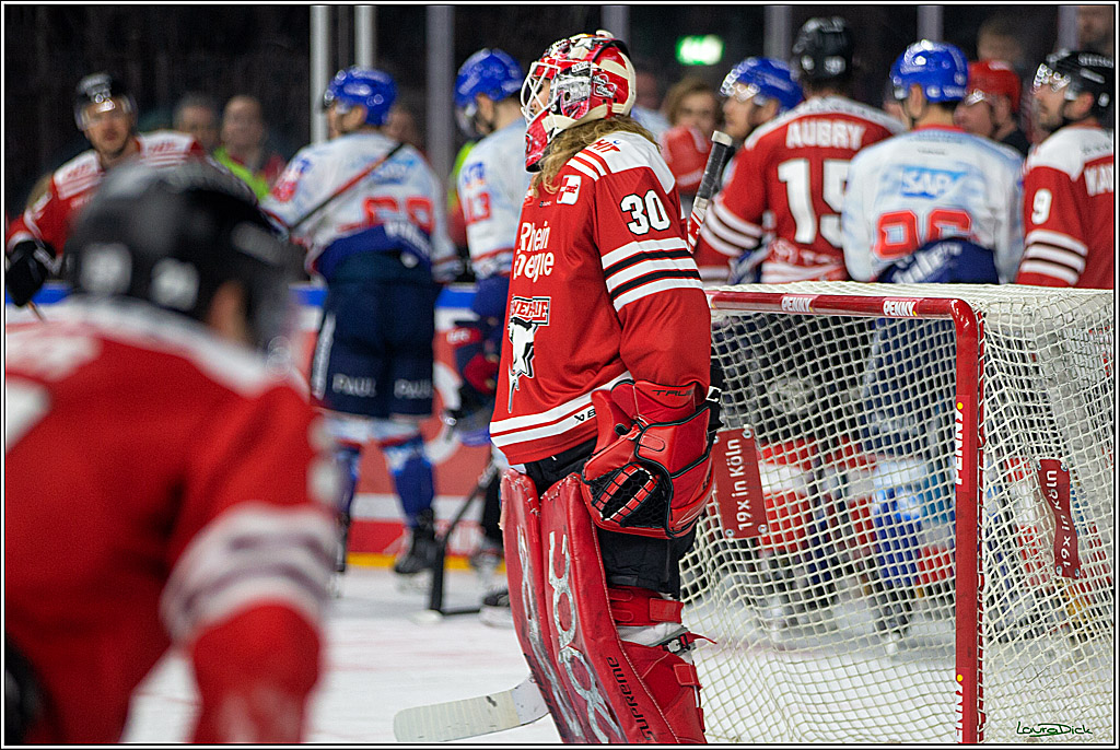 PENNY DEL; Koelner Haie-Adler Mannheim; Koeln, 26.03.2023